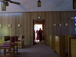 Our Lord is removed from the Oratories and taken to Chapel prior to the Mass or Our Lord's Supper in New Mexico.